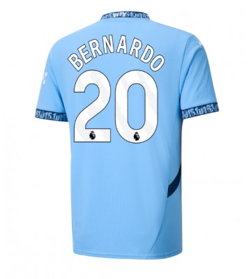 Manchester City Bernardo Silva #20 Primera Equipación 2024-25 Manga Corta